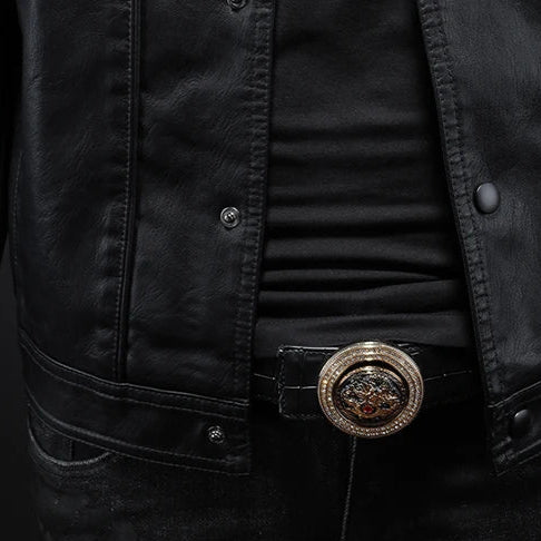 The Iconic Luxe Leather Jacket