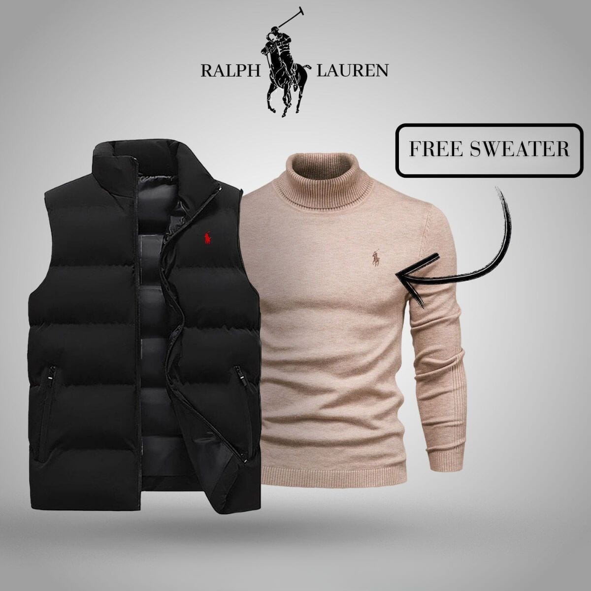 𝑅𝐿 Vest + Free Sweater