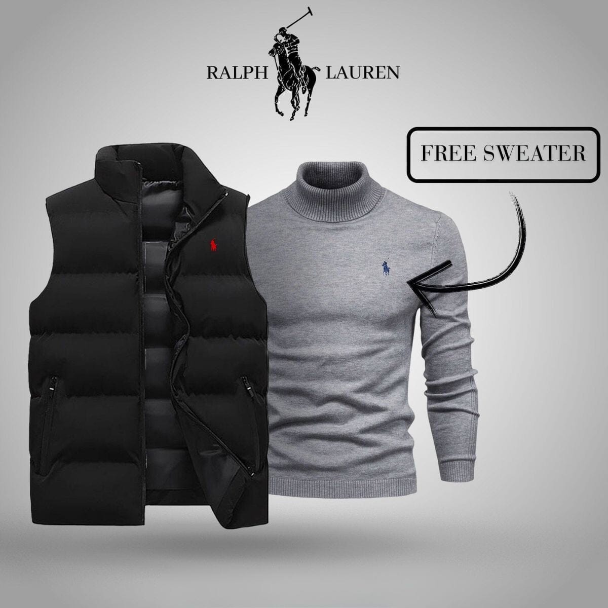 𝑅𝐿 Vest + Free Sweater
